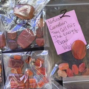 Natural Carnelian Gemstone Beads